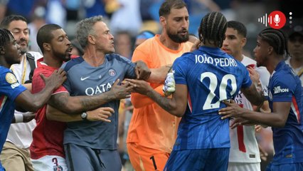 ¿Luis Enrique, mal perdedor? El técnico golpeó a Joao Pedro tras la final del Mundial de Clubes