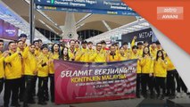 Kontinjen terbesar Malaysia berlepas ke Jerman