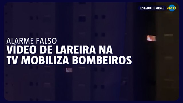 Vídeo de lareira na TV assusta moradores e mobiliza Corpo de Bombeiros