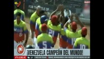 Venezuela se corona campeona del Mundial de Sóftbol Masculino