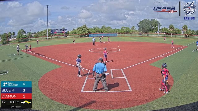 Blue Ridge Smoke VS Diamond Legacy Baseball 10u - Fri, Jul 4, 2025 10:09 AM to Fri, 11:41 AM
