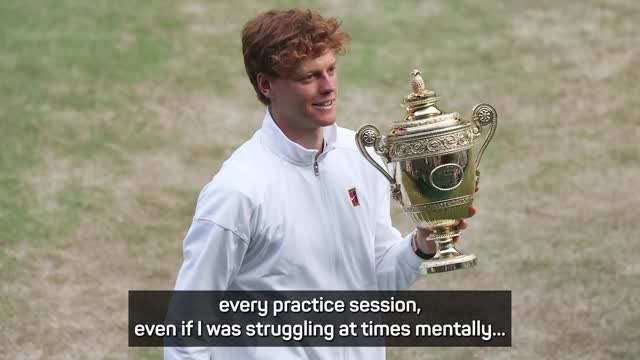 Winning Wimbledon 'the most amazing thing that could have happened' to Sinner