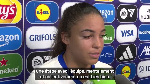Bleues - Cascarino : Très fière de moi et de l'équipe