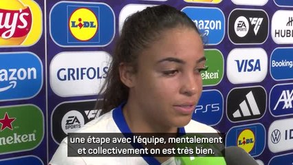 Bleues - Cascarino : "Très fière de moi et de l'équipe"