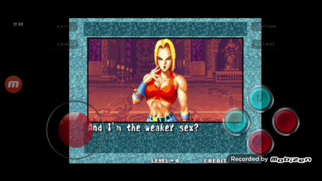Fatal Fury 3 Geese Howard vs Blue Mary Geese Howard é derrotado por Blue Mary