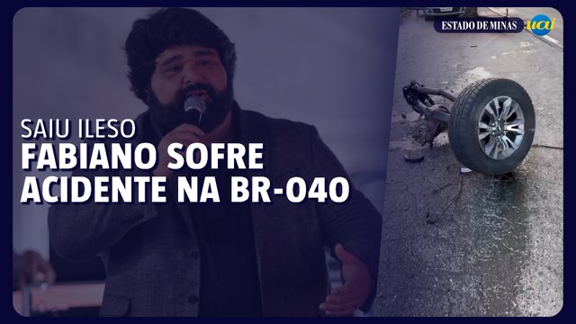 Fabiano, dupla de César Menotti, sofre acidente na BR-040 em Juiz de Fora