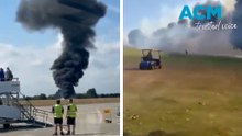 Plane crash closes London airport