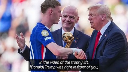 Palmer confused about sharing stage with Trump