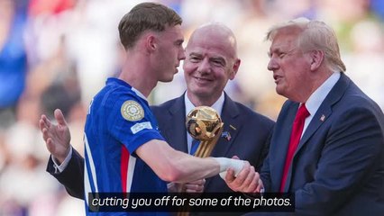 Palmer confused about sharing stage with Trump