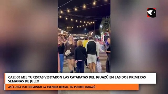 Casi 60 mil turistas visitaron las Cataratas del Iguazú en las dos primeras semanas de julio