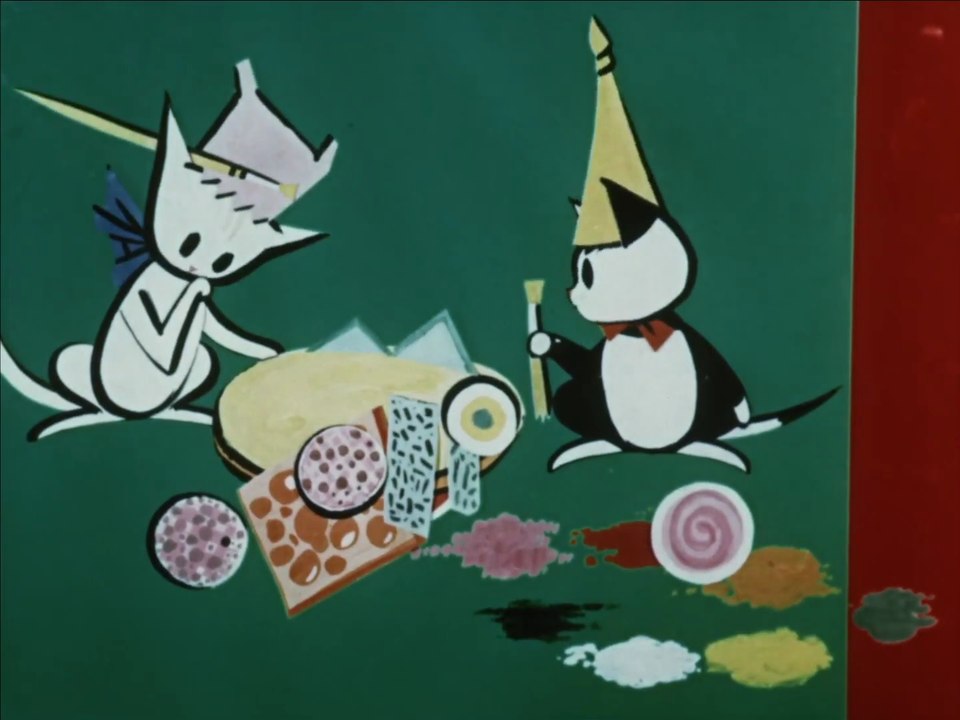 Pintura Para Gatos (Malování pro kočku, 1960) Direção de Bretislav Pojar