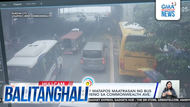 Tindera ng gulay, patay matapos maatrasan ng bus na nawalan daw ng preno sa Commonwealth Ave. | Balitanghali