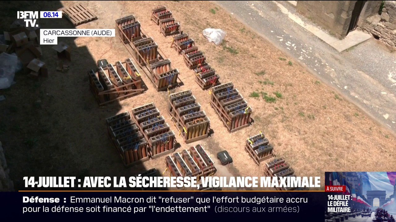 Festivités du 14-Juillet: vigilance maximale pour les feux d'artifice en raison de la sécheresse