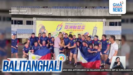 Rugby Nat'l Team na PH Volcanoes, champion sa 2025 Unions Cup Finals | Balitanghali