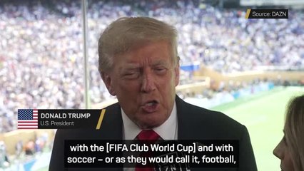 Infantino has 'done such a great job' with Club World Cup - Trump