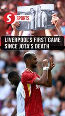 Liverpool pay tribute to Diogo Jota in first match since his death
