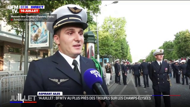 L'aspirant Jules, 20 ans, va défiler pour la première fois sur les Champs-Élysées