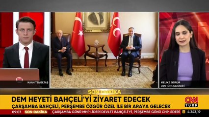 DEM Parti liderler turuna çıkıyor! Önce Devlet Bahçeli sonra da Özgür Özel