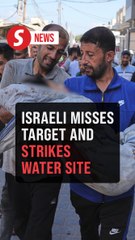 Israeli strike kills Gaza kids at water site; military cites error
