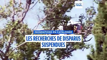 Pluies diluviennes en Catalogne : les recherches de disparus suspendues