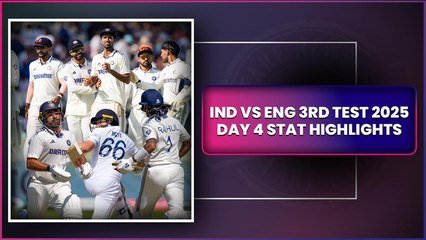 IND vs ENG 3rd Test 2025 Day 4 Stat Highlights: Lord's Test Set For Thrilling Finish On Final Day