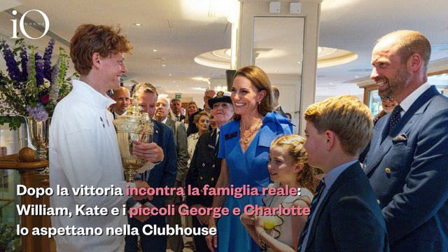 Jannik Sinner conquista George e Charlotte: il tenero gesto dopo la vittoria a Wimbledon