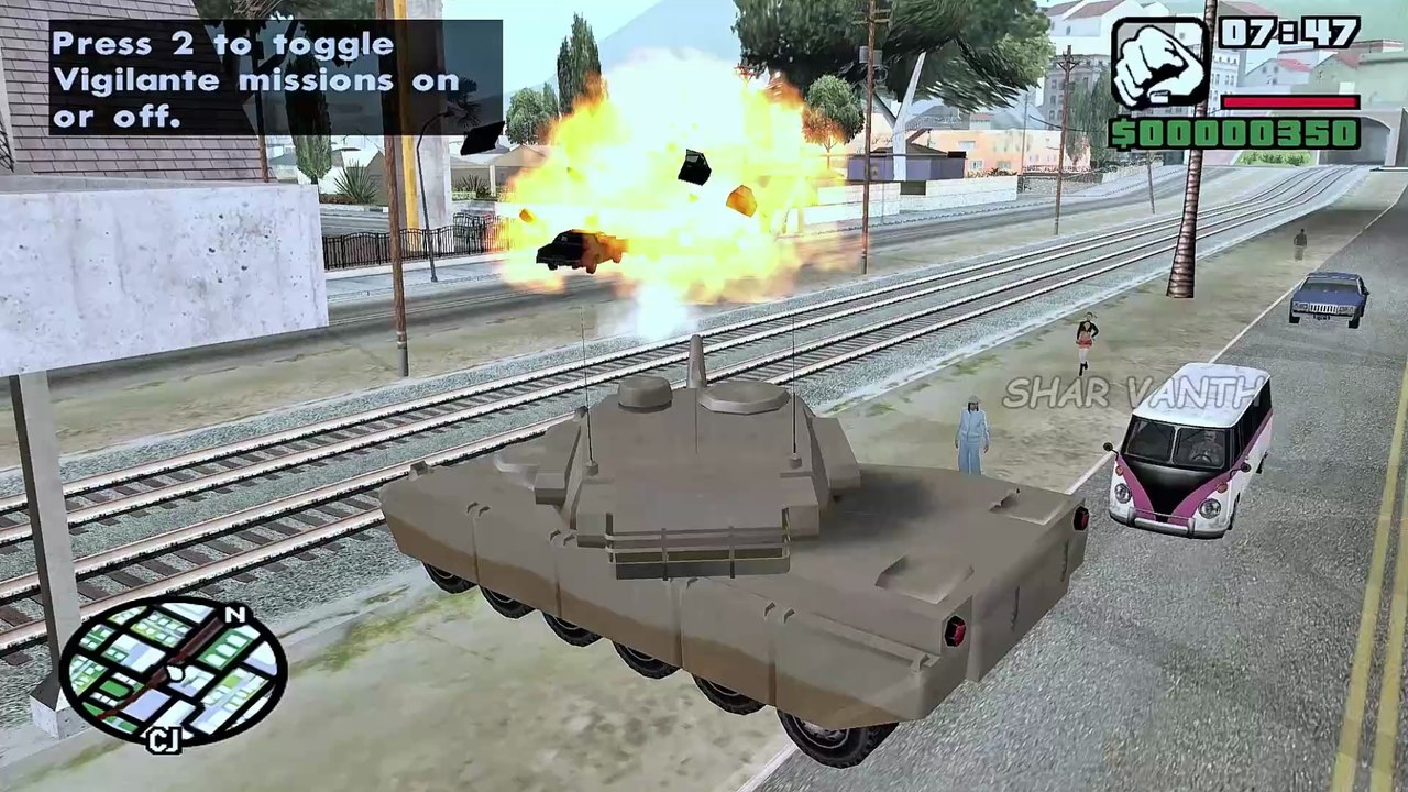 Instant Rhino Tank Spawn in GTA San Andreas! 😱 Easy Cheat Guide