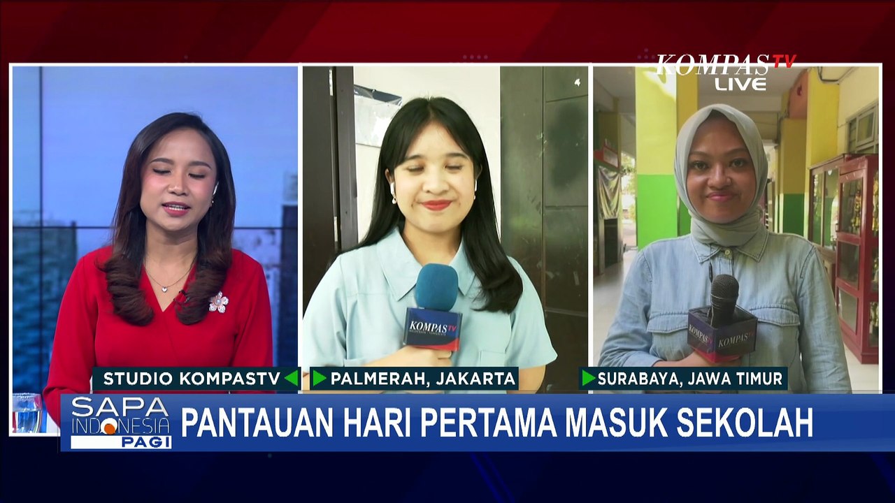 Hari Pertama Masuk Sekolah di Jakarta & Surabaya, Apa Saja Kegiatannya? | SAPA PAGI