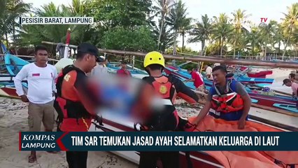Tim SAR Temukan Jasad Ayah Selamatkan Keluarga di Laut