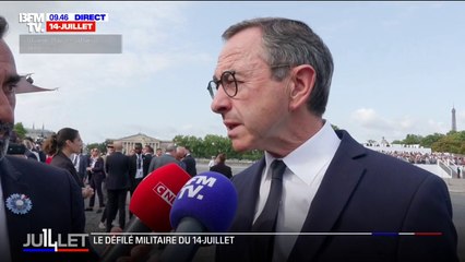 "On déjoue des attentats et on arrête des individus qui sont sur le point d'en commettre", indique le ministre de l'Intérieur Bruno Retailleau