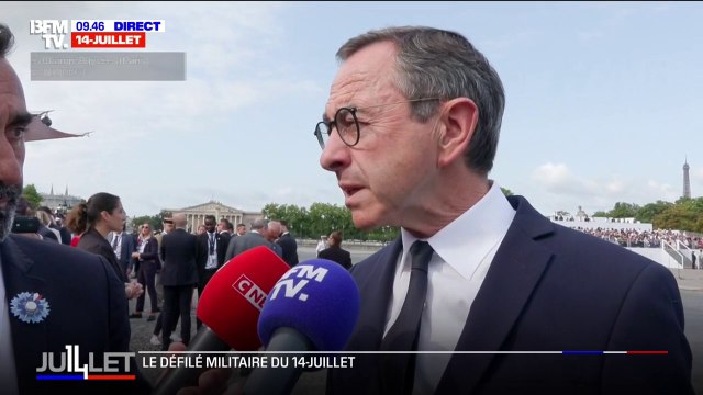 On déjoue des attentats et on arrête des individus qui sont sur le point d'en commettre , indique le ministre de l'Intérieur Bruno Retailleau