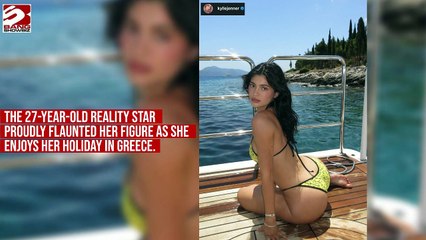 Kylie Jenner poses in tiny bikinis on Greek getaway