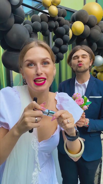 She Pranked Him On Their Wedding Day! 💍🤣 #123go