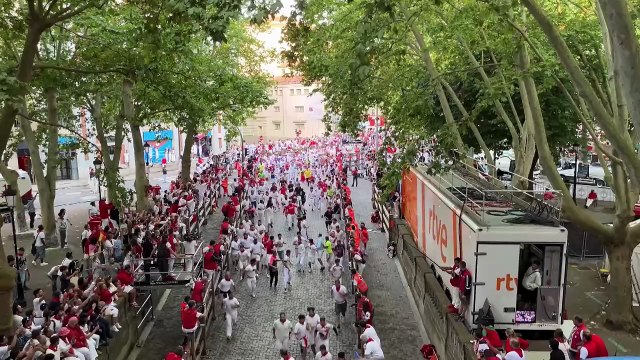 Una veloz carrera de los Miura pone punto final a los Sanfermines de 2025