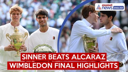 Wimbledon 2025 Final Highlights: Sinner Defeat Alcaraz To Clinch Maiden Grand Slam Title on Grass