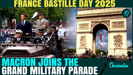 BASTILLE DAY 2025: President Emmanuel Macron joins the Military Parade at the Arch de Triomphe