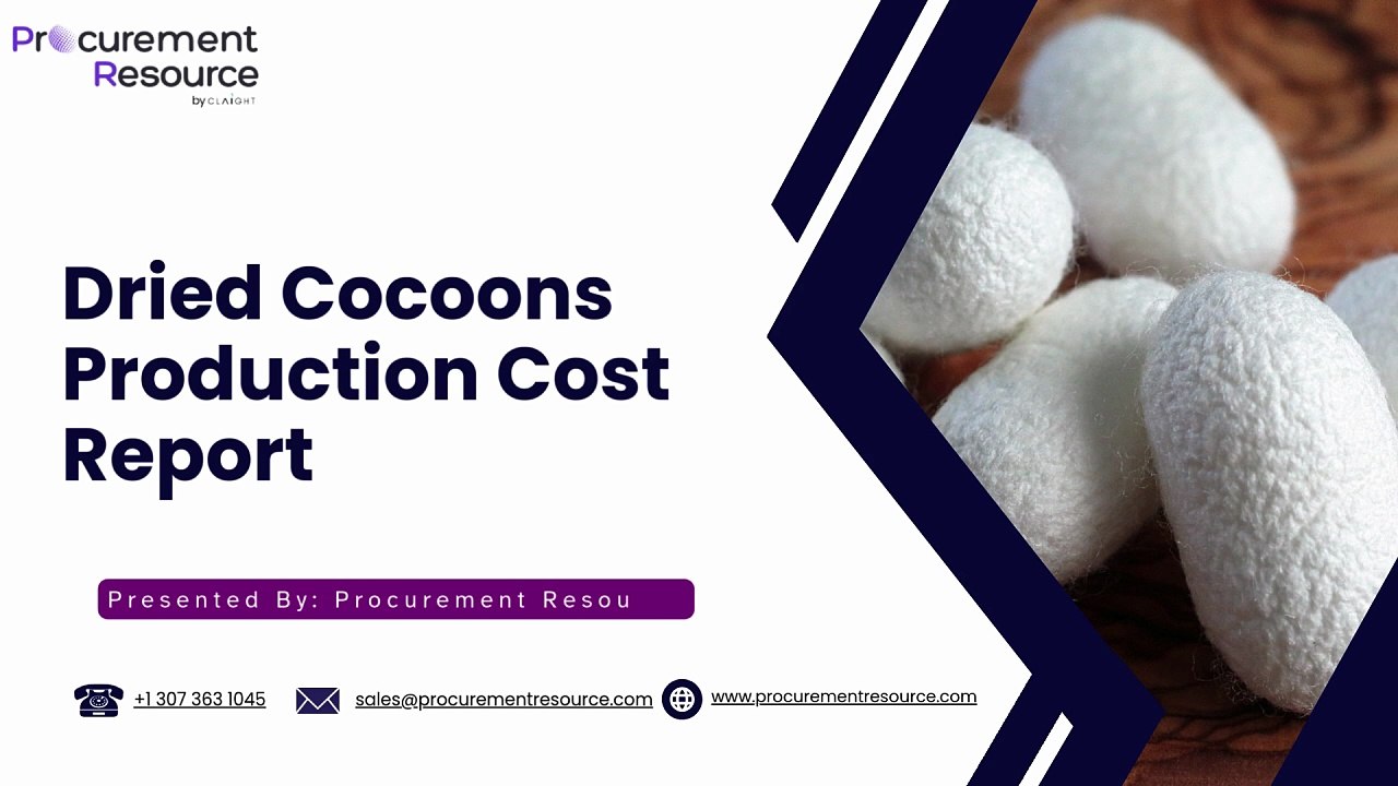 Dried Cocoons Production Cost Analysis Report