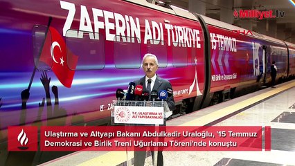 68 gün boyunca 90 bin kilometre yol kat edecek: '15 Temmuz Demokrasi ve Milli Birlik Treni' raylarda