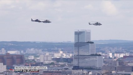 Au tour des hélicoptères de défiler