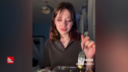 İngiltere'ye giden genç kız, helal yemek bulamadığı için ağladı