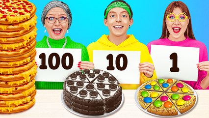 LAYER UPON LAYER || Granny and Me Battle in the Ultimate 100-Layer Challenge by 123 GO! UNIVERSE