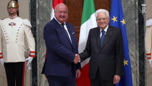 Mattarella riceve il cancelliere austriaco Stocker