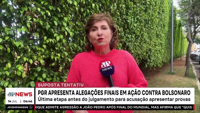 PGR vai apresentar alegações finais em ação contra Bolsonaro e sete réus