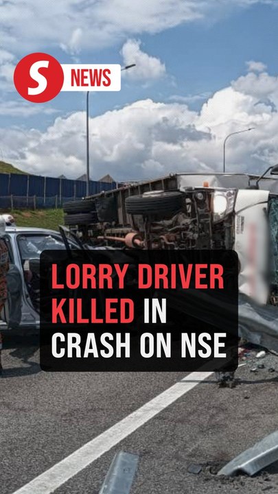 Lorry driver killed in crash with SUV on North-South Expressway