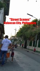 Street Scenes in Navotas City in the Philippines