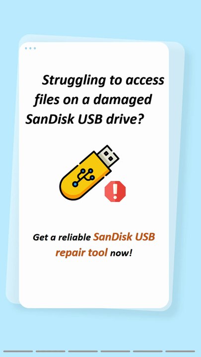 Reliable SanDisk USB Repair Tool to Fix Drive Issues in Minutes