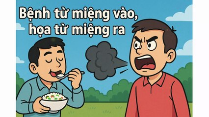 "Bệnh từ miệng vào, họa từ miệng ra" – Sự cảnh tỉnh muôn đời trong lời ăn, tiếng nói