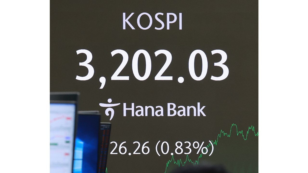 코스피, 3년10개월만 3,200선 마감...코스닥은 하락 / YTN