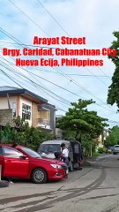 Arayat Street in Cabanatuan City, Nueva Ecija in the Philippines