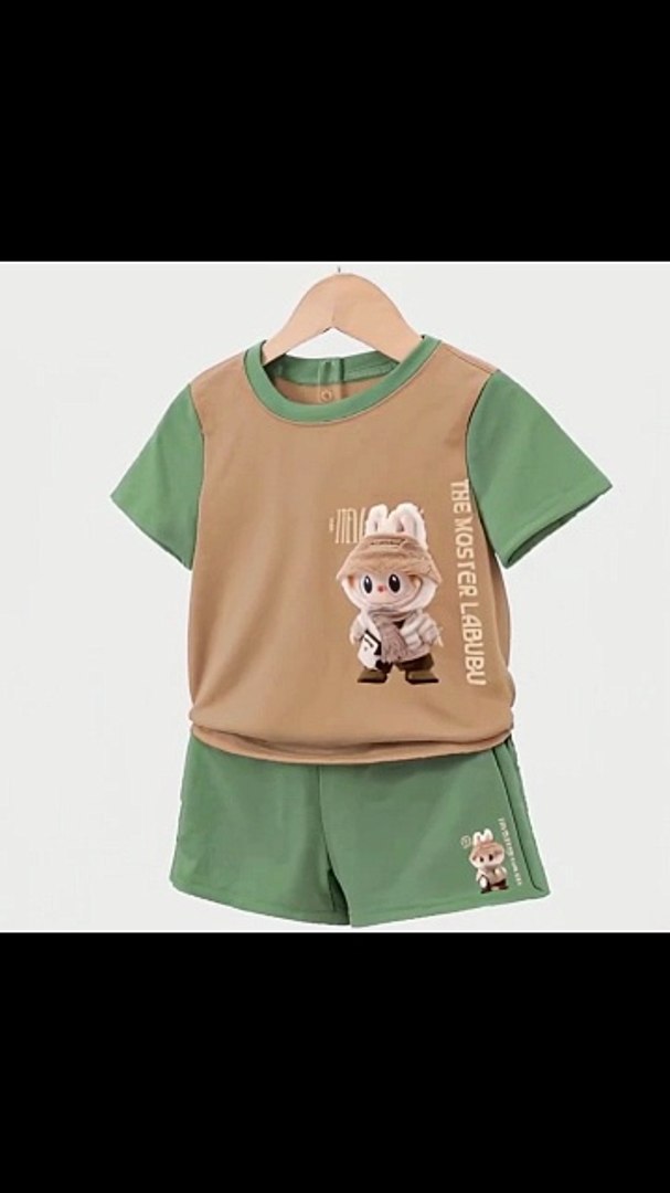 Arfiqri Kaos Setelan Anak Laki-laki Labubu